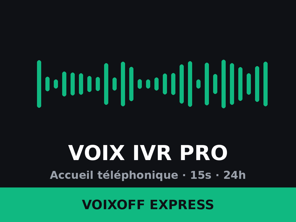 Voix IVR française